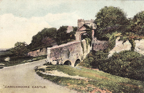 Carisbrooke Castle gate, 1912