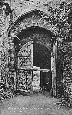 Carisbrooke Castle 14th Century gate